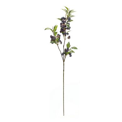 Mini Berry Branch (Set Of 2) 38"h Polyester