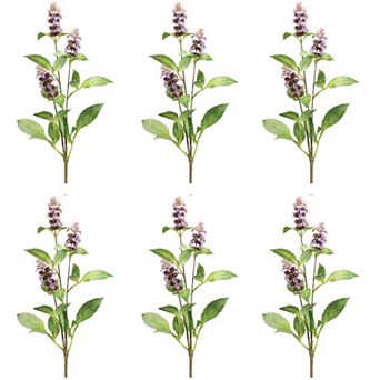 High Quality Artificial Buddleia Stem (Set of 6)