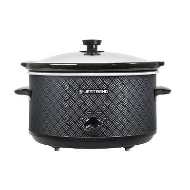 West Bend 4-qt. Patterned Slow Cooker