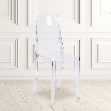 Emma And Oliver 4 Pack Ghost Side Chair