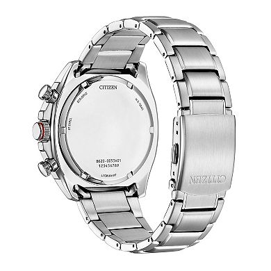 Citizen Men's Eco-Drive Stainless Steel Chronograph Bracelet Watch - CA4561-89E