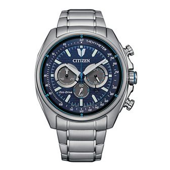 Citizen Men's Eco-Drive Stainless Steel Chronograph Bracelet Watch - CA4561-89E