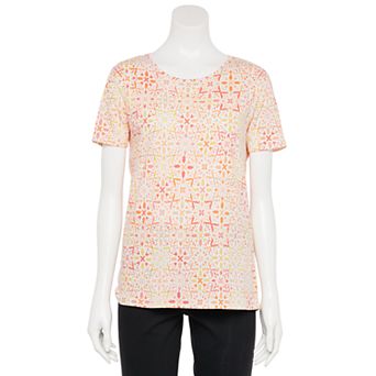 Petite Croft & Barrow® Essential Crewneck Tee