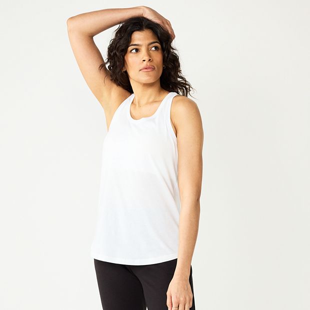 Kohls racerback tank top hot sale