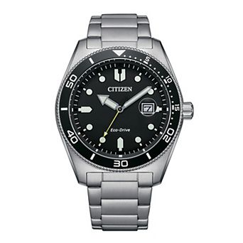 Citizen Men's Eco-Drive Marine Stainless Steel Bracelet Watch