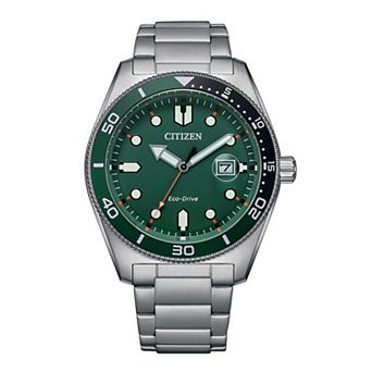 Citizen Men's 43mm Eco-Drive Marine Stainless Steel Bracelet Watch - AW1760