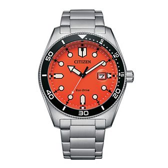 Citizen Men's Eco-Drive Marine Stainless Steel Bracelet Watch