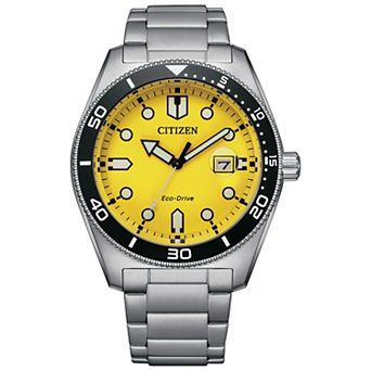 Citizen Men's Eco-Drive Marine Stainless Steel Bracelet Watch