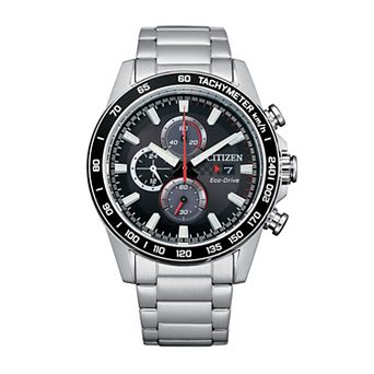Citizen Men's Eco-Drive Weekender Brycen Stainless Steel Chronograph Bracelet Watch - CA0781-50L