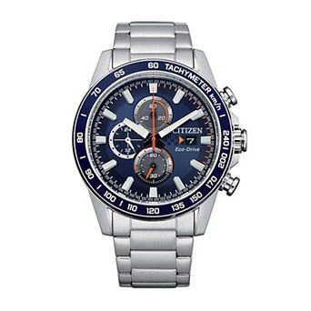 Citizen Men's Eco-Drive Weekender Brycen Stainless Steel Chronograph Bracelet Watch - CA0781-50L