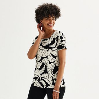 Women's Croft & Barrow® Essential Crewneck Tee