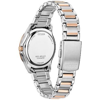 Citizen Women's Eco-Drive Two-Tone Stainless Steel Crystal Accent Bracelet Watch - EM0946-58E