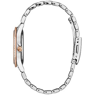 Citizen Women's Eco-Drive Two-Tone Stainless Steel Crystal Accent Bracelet Watch - EM0946-58E