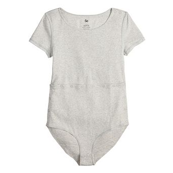 Girls 6-20 SO® Adaptive Abdominal Access Bodysuit in Regular & Plus
