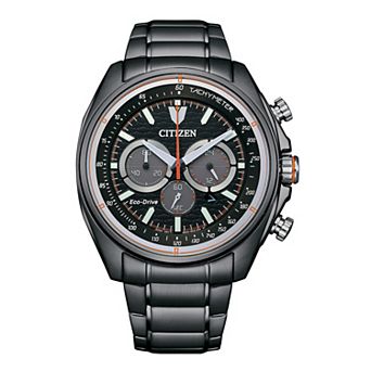 Citizen Men's Eco-Drive Gray Ion-Plated Stainless Steel Chronograph Bracelet Watch - CA4567-82H