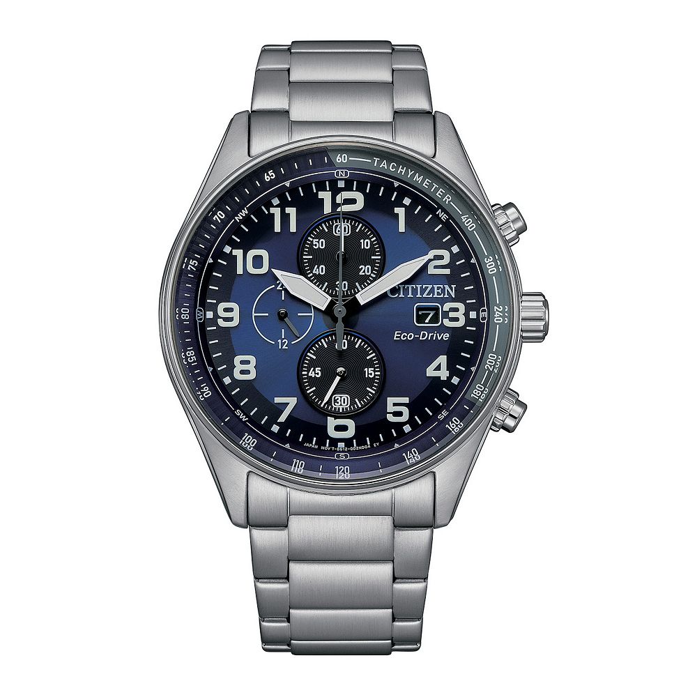 Citizen Men's Eco-Drive Stainless Steel Chronograph Bracelet Watch
