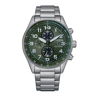 Citizen Men's Eco-Drive Stainless Steel Chronograph Bracelet Watch - CA0770-56X