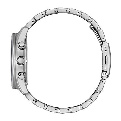 Citizen Men's 43mm Eco-Drive Stainless Steel Chronograph Bracelet