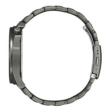Citizen Men's Eco-Drive Gray Ion-Plated Stainless Steel Bracelet Watch - AW1717-81X