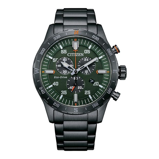 Citizen Men's Eco-Drive Gray Ion-Plated Stainless Steel
