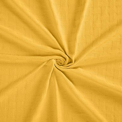 SUPERIOR Basketweave All-Season Cotton Blanket
