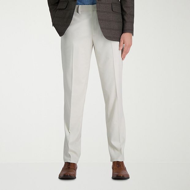 haggar straight fit dress pants NWT HAGGAR Straight Fit Casual DRESS PANTS Men's 34 X 34 Charcoal Gray Mid  Rise
