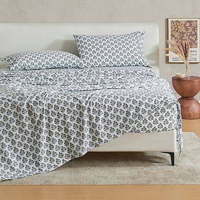 Patina Vie Printed Sheet Set with Pillowcases