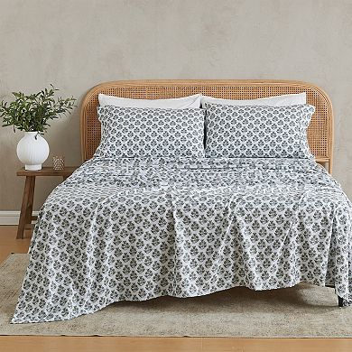 Patina Vie Printed Sheet Set with Pillowcases