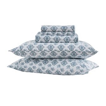 Patina Vie Printed Sheet Set with Pillowcases