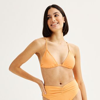 Juniors' Ninety-Nine° Triangle Bikini Top