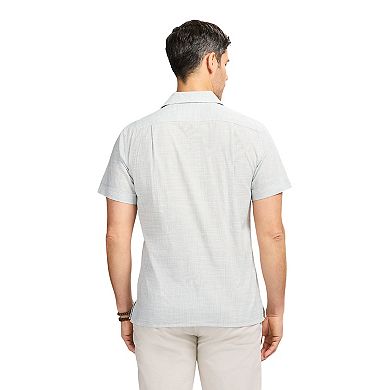 Men's IZOD Saltwater Dunes Short Sleeve Button Front Woven Shirt