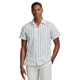 Men's IZOD Saltwater Dunes Short Sleeve Button Front Woven Shirt