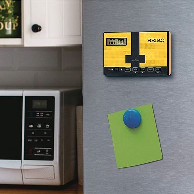 Seiko Magnetic Heritage Clock with Timer and Stopwatch