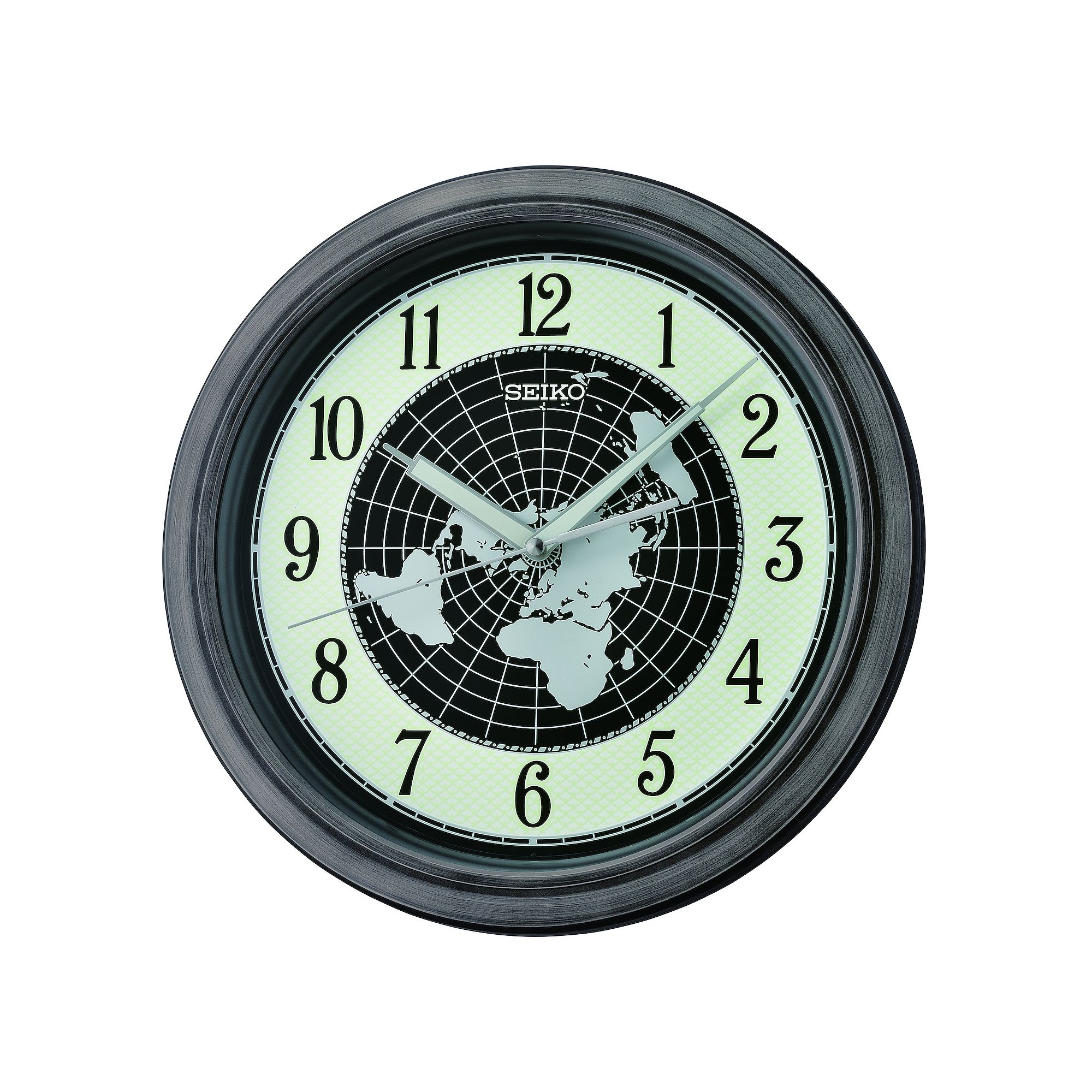 Seiko Amelia Wall Clock, Silver