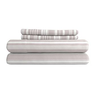 Madelinen Soft Striped Microfiber Sheet Set