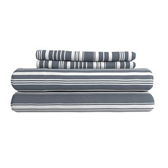 Madelinen Soft Striped Microfiber Sheet Set