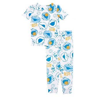 Toddler Sesame Workshop Cookie Monster 2 pc "Me Da Best" Pajama T-Shirt & Pajama Pants Set