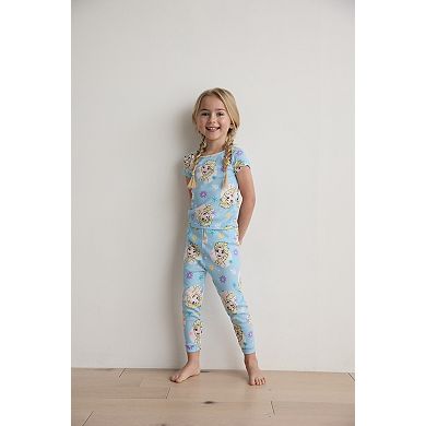 Disney's Frozen Toddler Girl 4-Piece "Frozen Kindness" Pajama T-Shirts, Pajama Shorts & Pajama Pants Set