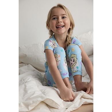 Disney's Frozen Toddler Girl 4-Piece "Frozen Kindness" Pajama T-Shirts, Pajama Shorts & Pajama Pants Set