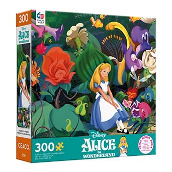 Ceaco 300 pc Disney's Alice in Wonderland Alice in the Flowers Jigsaw Puzzle