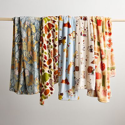 The Big One® Fall & Harvest Oversized Supersoft Plush Throw Blanket