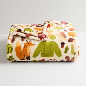 The Big One® Fall & Harvest Oversized Supersoft Plush Throw Blanket