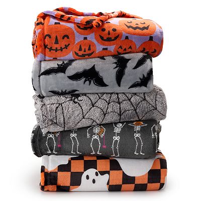 Kohls halloween cat blanket sale