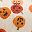 Pumpkin Polka Dots