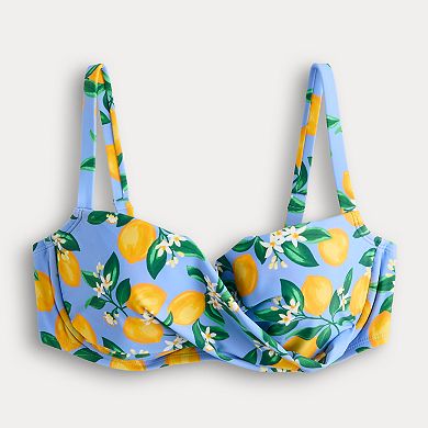 Women's Draper James Twist Underwire Bikini Top