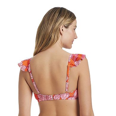 Women's Draper James Magnolia Shadows Ruffle Bralette Swim Top
