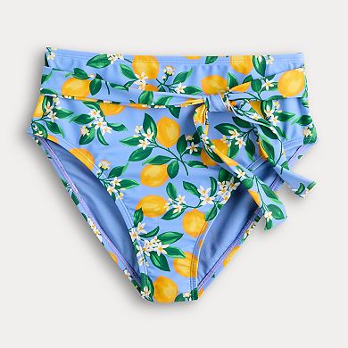 Women's Draper James High-Waist Belted Swim Bottoms