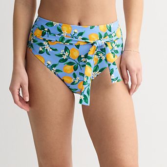 Women's Draper James High-Waist Belted Swim Bottoms