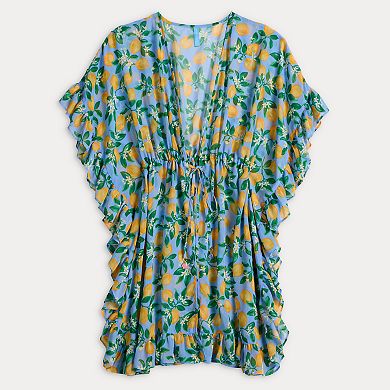 Women's Draper James Ruffle Caftan Cover-Up