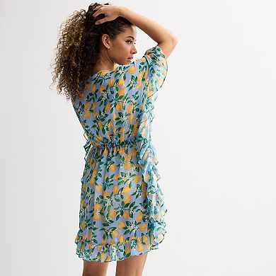 Women's Draper James Ruffle Caftan Cover-Up